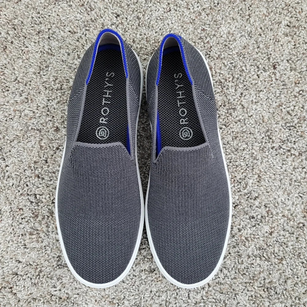 Rothy’s The Sneaker Retired Steel Grey - Picture 4 of 10